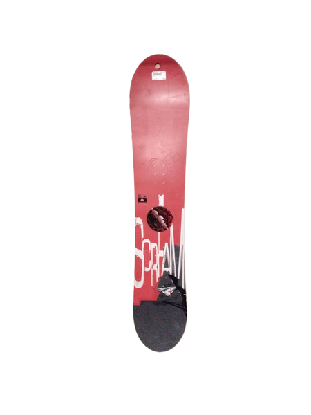 Used Burton CHOPPER SAFARI Boys Snowboard Only Black 115 cm