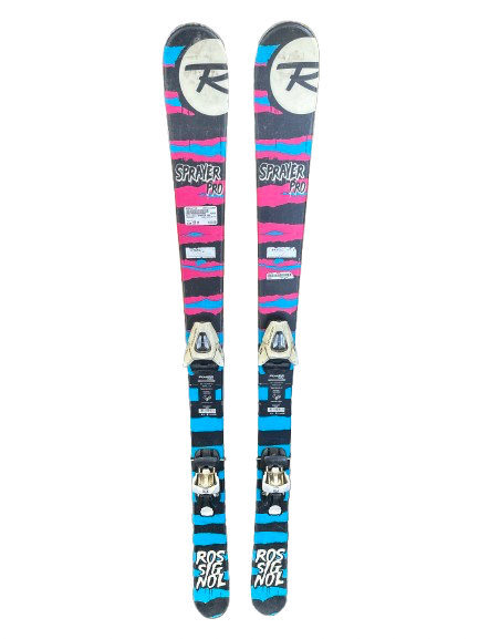 Used Volkl RTM 7.4 128 Boys DH Ski/Binding Green 128 cm