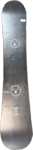 Used Burton SEVEN Mens Snowboard Only Black 161 cm