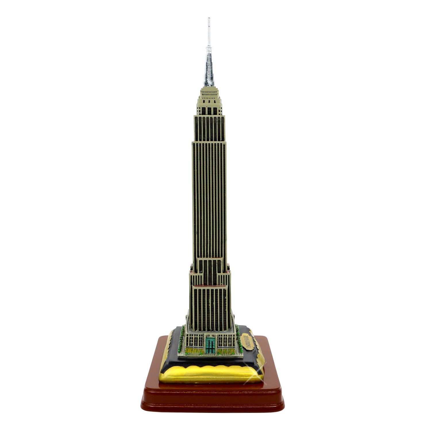 Empire State Building w/ Wood Base Replica Souvenir