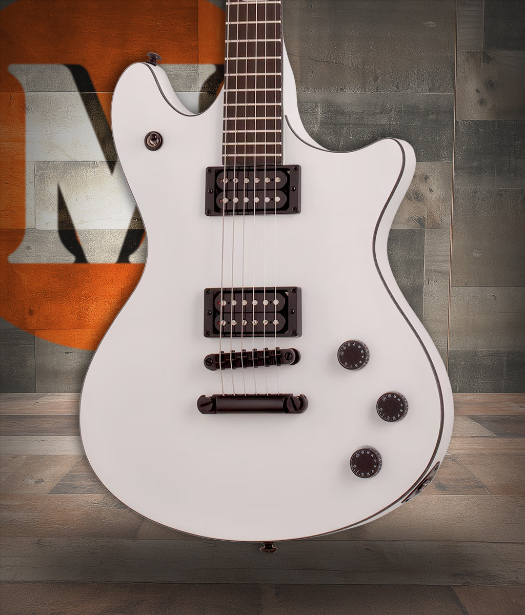 Schecter Jerry Horton Tempest Electric Guitar - Satin White B