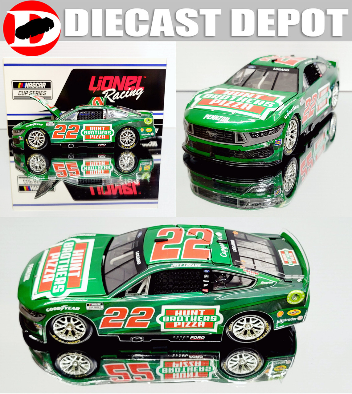 JOEY LOGANO 2024 HUNT BROTHERS PIZZA 1/24 ARC DIECAST