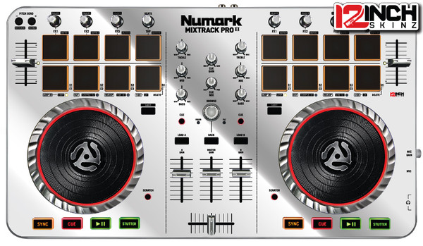 Numark Mixtrack Pro 2 Skinz - Metallics - 12inchSkinz