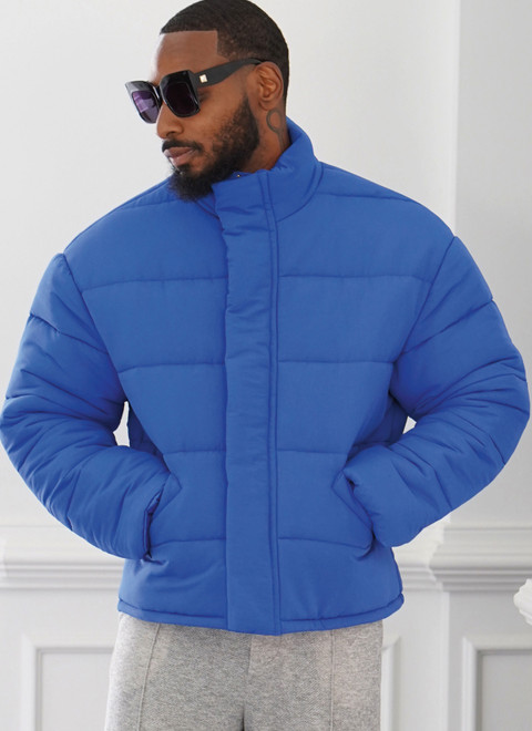 ME2061 | Men's Puffer Coat In Two Lengths by Norris Dánta Ford