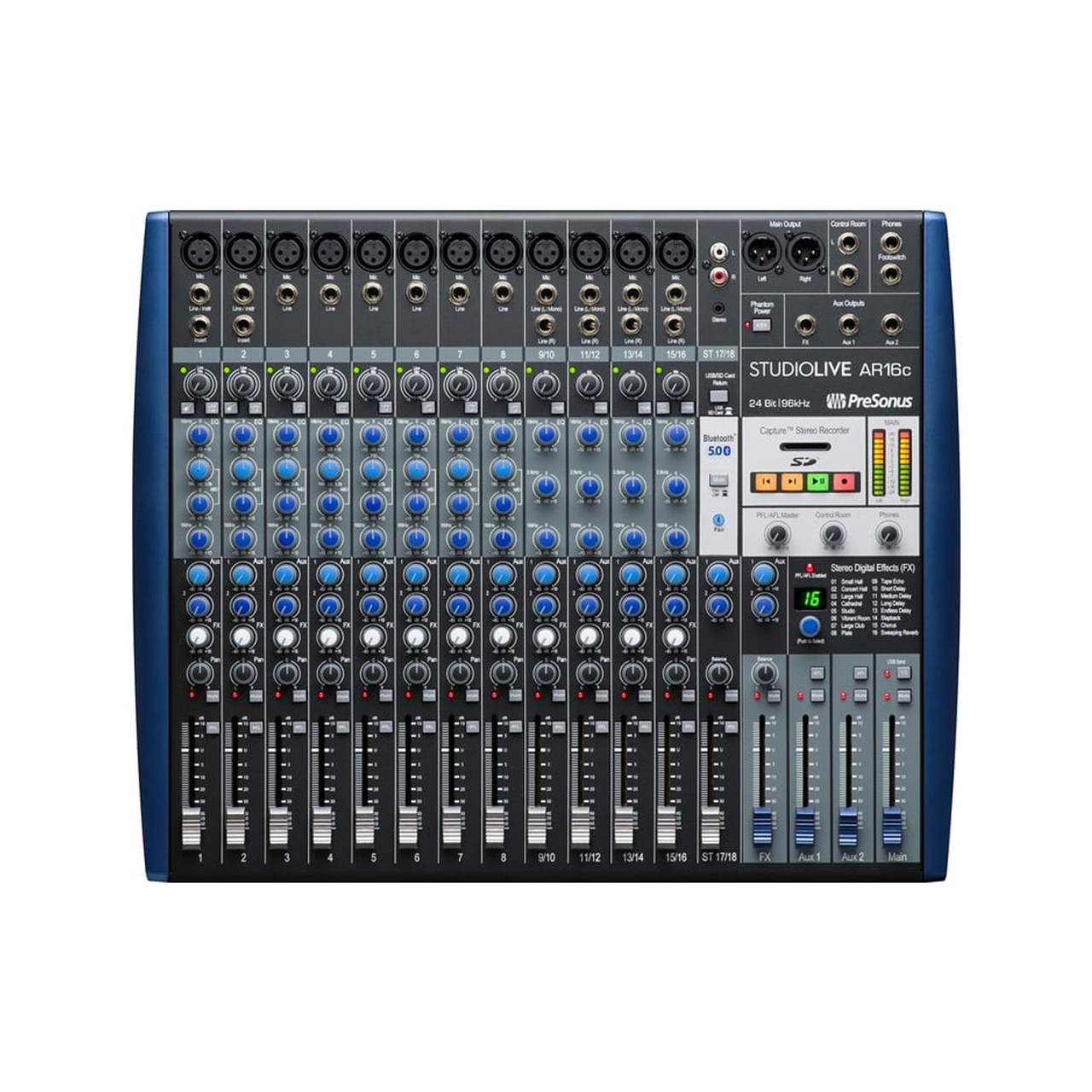 PreSonus StudioLive AR16c Mixer and Audio Interface with Effects