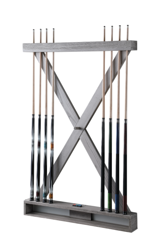 Playcraft Premium Hardwood Billiard X-Style Wall Rack | Sawyer