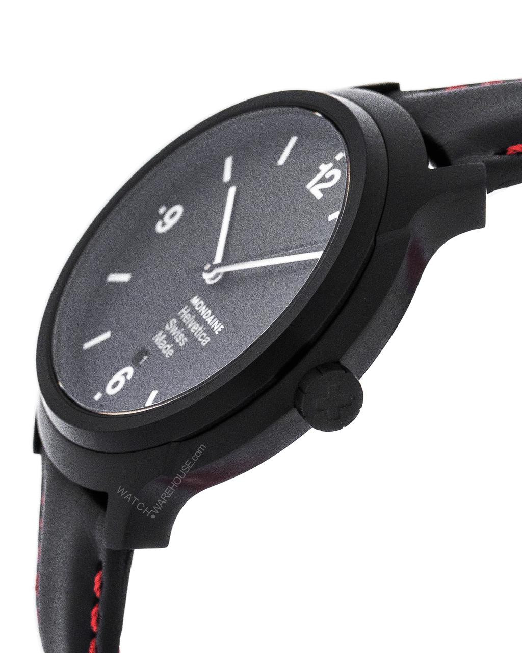 MONDAINE Helvetica No.1 Bold New York Edition Men's Watch MH1