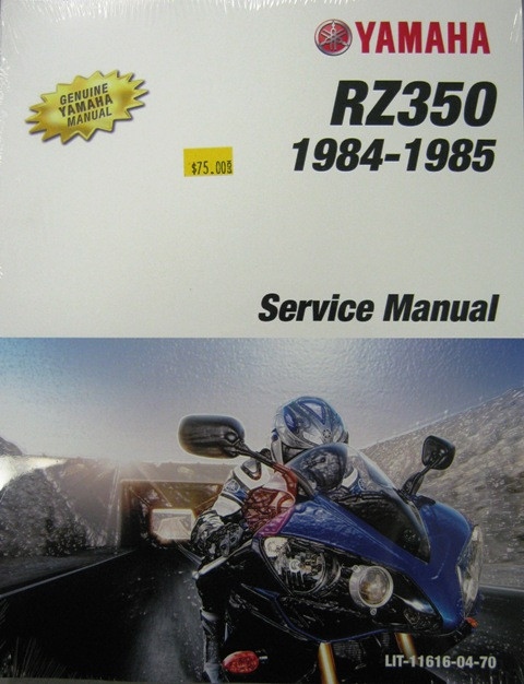 Genuine Yamaha Service Manual Yamaha RZ350 - HVCcycle