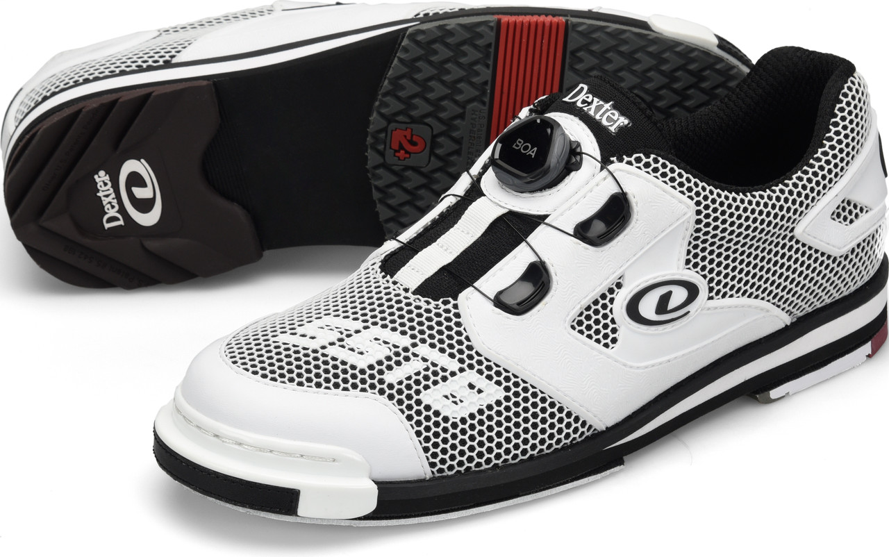 Dexter Men's SST 8 Power-Frame BOA Bowling Shoes - White/Black