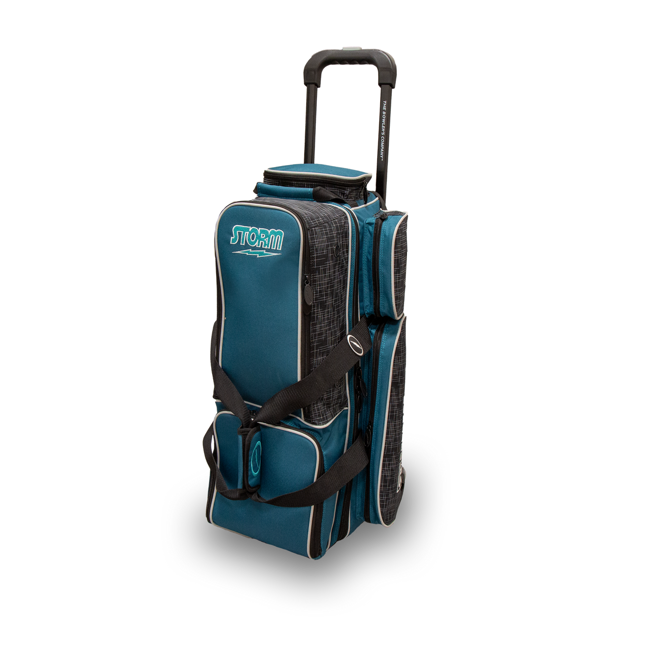 Storm Rolling Thunder 3 Ball Roller Bowling Bag - Steel Blue/Black