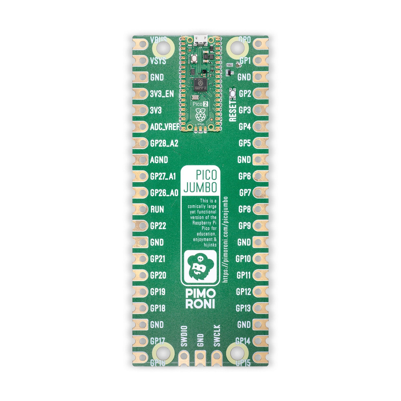Pico Jumbo (Pico 2 Aboard) – Board Only - PiShop.us