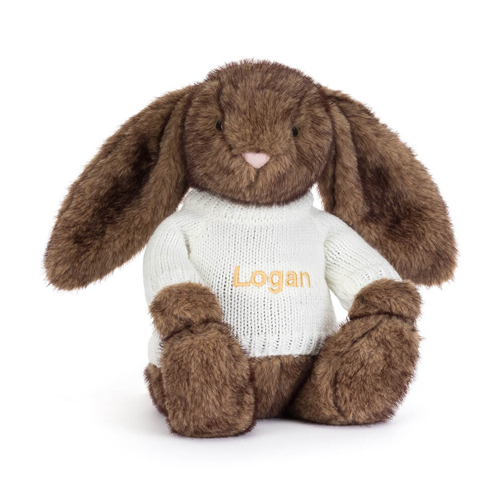 Hoppleston Luxe Bunny with Personalized Cream Jumper - Official