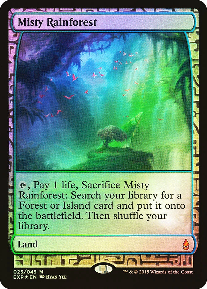 サ*ン様 MTG マジック ザ ギャザリング 霧深い雨林 日本語 4枚 非