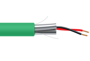 22 AWG 2 Cond Plenum Shielded MSTP, MS/TP, Low-Cap 12.5pf Green