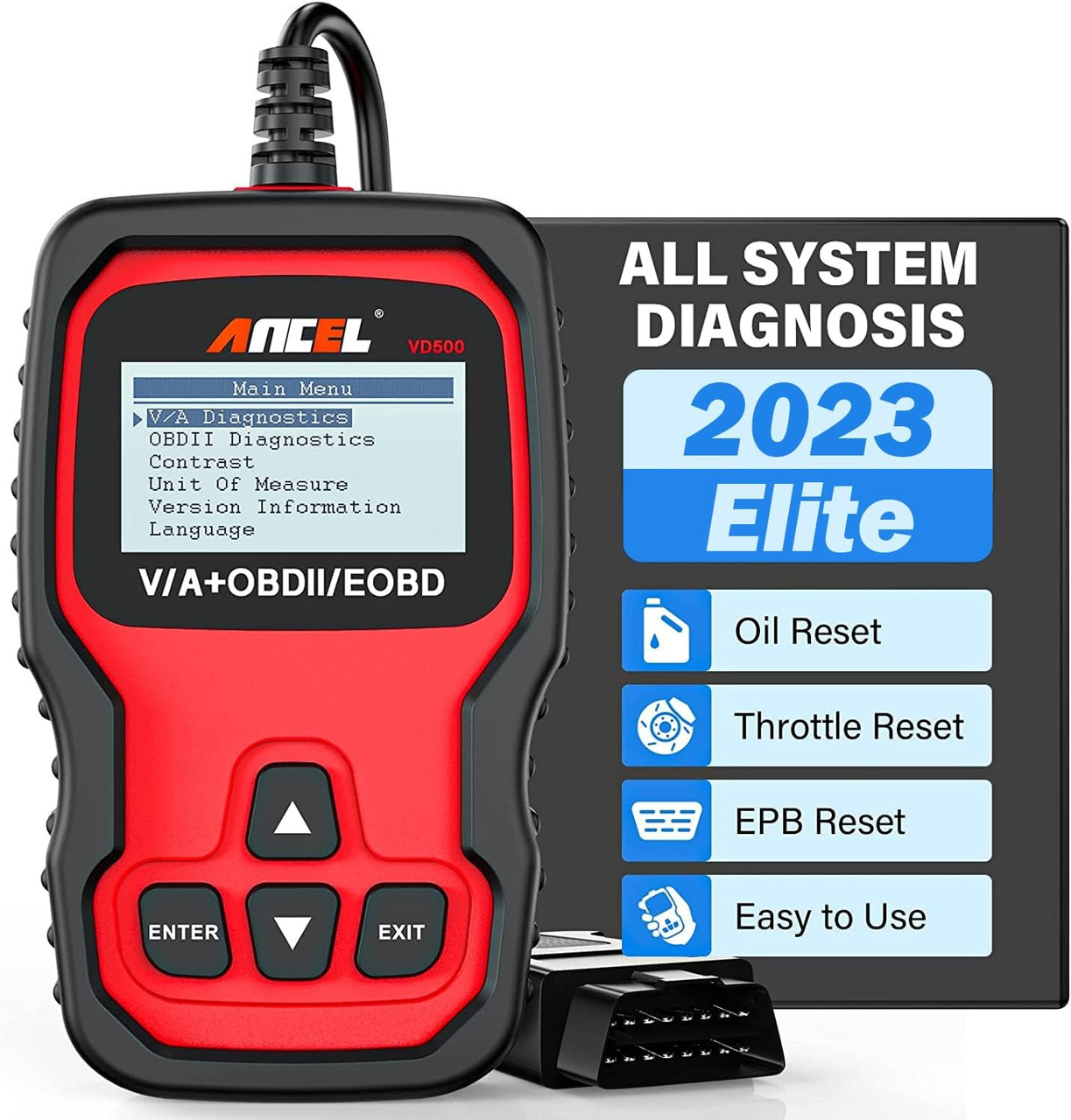 OBD II Diagnostic Scanner for Volkswagen VW Audi Skoda Seat