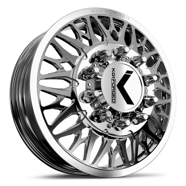 KG1 Forged KD014 Trident-D Polished | Dually Wheels