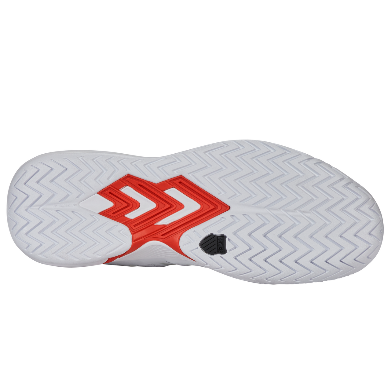 K-Swiss Men's Ultra Court Pickleball Shoe (White/Black/Mars Red)