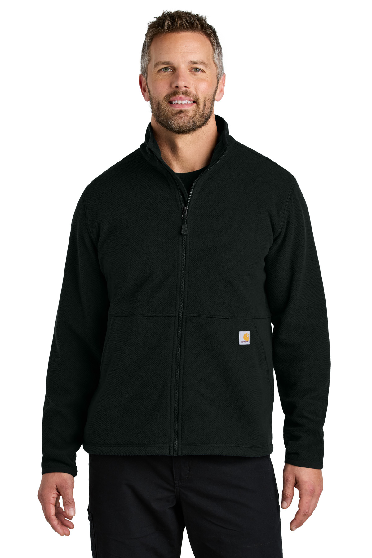Textured Full Zip Fleece Jacket - CT106416 Carhartt