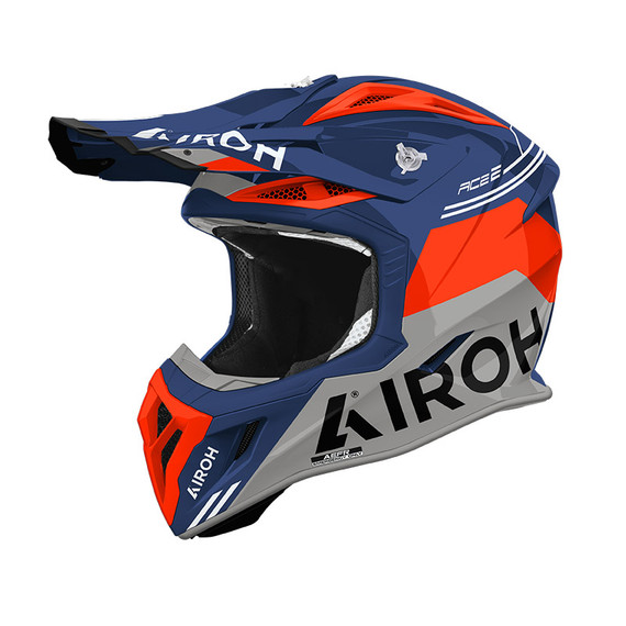 CASCO AVIATOR ACE 2 FURY BLUE GLOSS - Valeri Sport