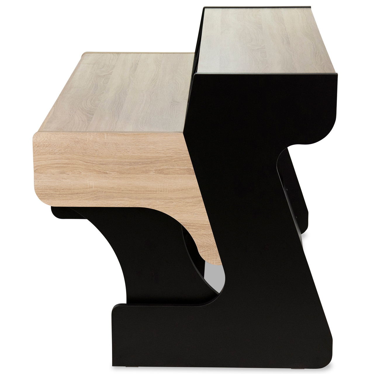 Zaor Miza 88XL Flex Studio Desk (Black Oak) | FrontEndAudio.com