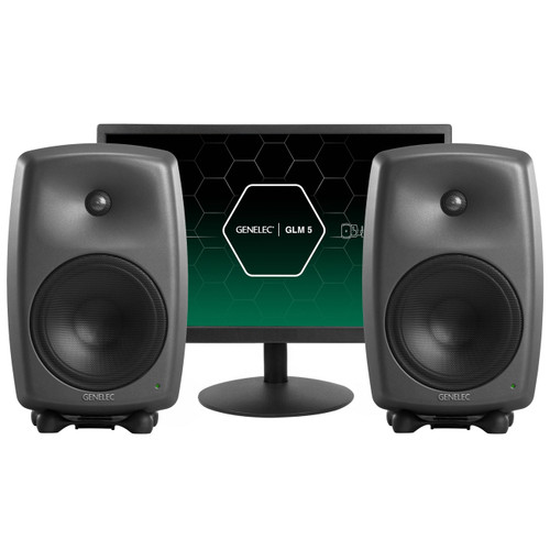 Genelec 8341A DSP Studio Monitor Package (Grey) | FrontEndAudio.com