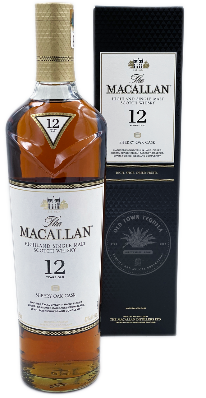 The Macallan Highland Single Malt Scotch Whisky Aged 12 Years