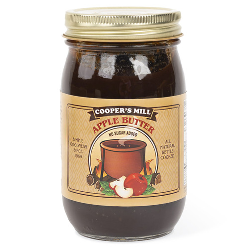 Apple Butter (No Sugar, With Cinnamon) Pint | Cooper's Mill