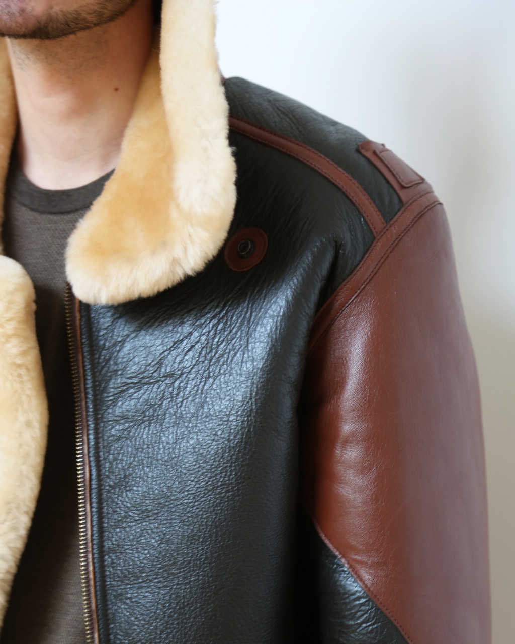 Gold Shearling B3 Jacket