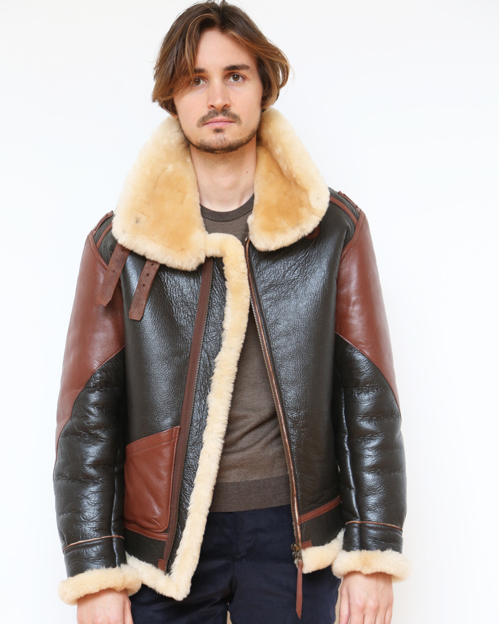 Gold Shearling B3 Jacket