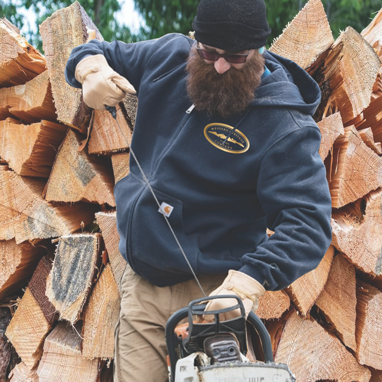 Carhartt® Rain Defender® Paxton Heavyweight Hooded Full Zip