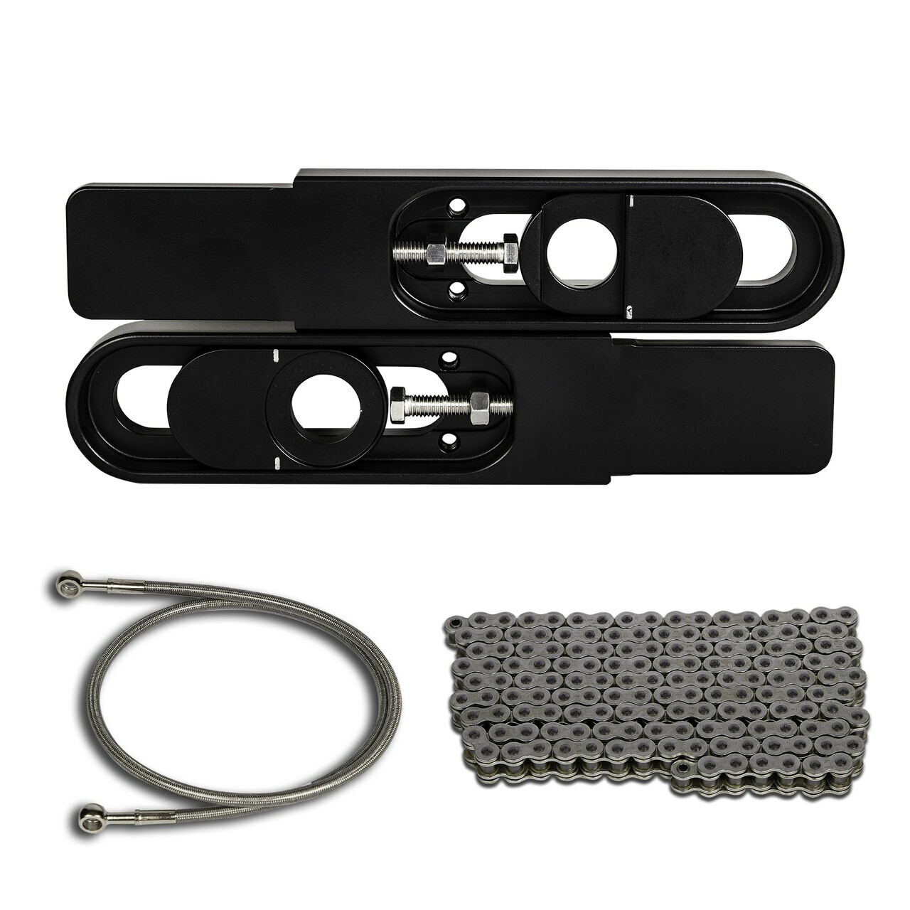 Kawasaki Ninja ZX14 Swingarm Extensions - Black Finish