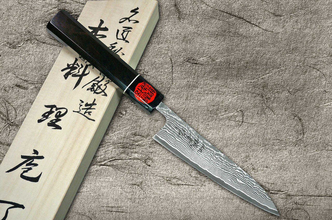 Shigeki Tanaka 33-Layer R2(SG2) Damascus Habakiri Japanese Chef's