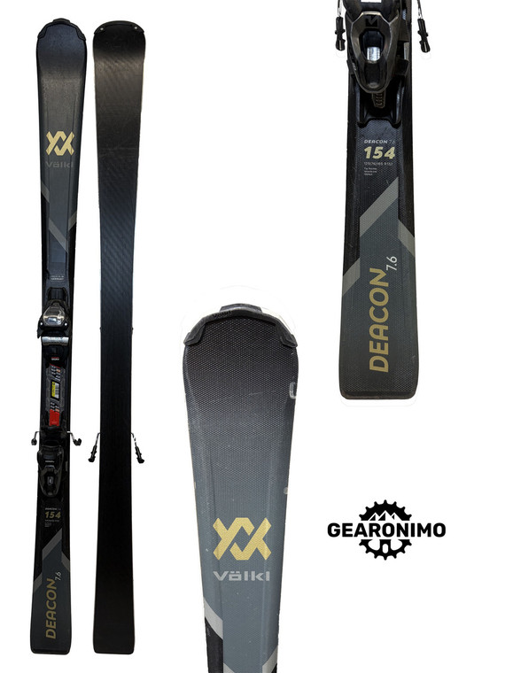 Volkl Deacon 7.6 w/ Marker FDT 10 Bindings