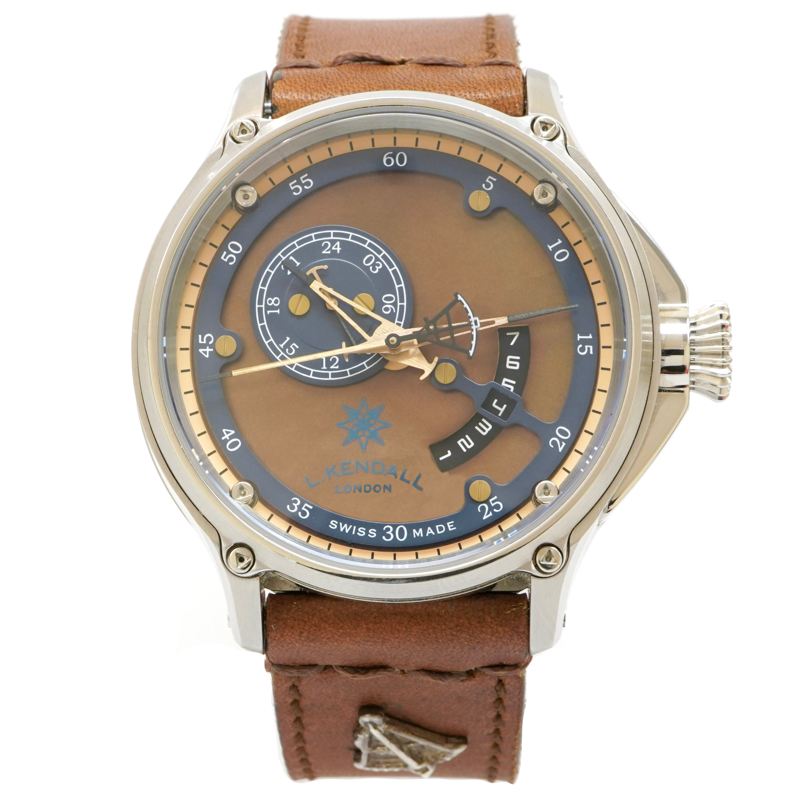L. Kendall K7 Large Date Limited Edition Brown MOP GMT - Inventory