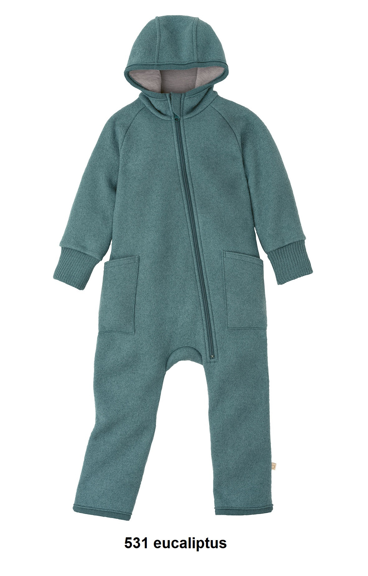 Disana Organic Boiled Wool Zip-Bunting (Zip-Overalls) - Little