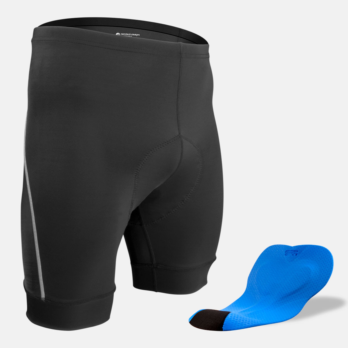 Men's Clydesdale Padded Bike Shorts | Big Man Specific | Made in USA