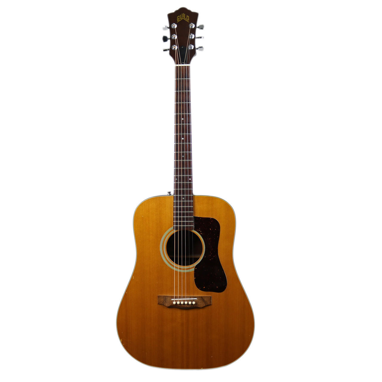 Vintage 1976 Guild D-35 Dreadnought Acoustic Guitar Natural