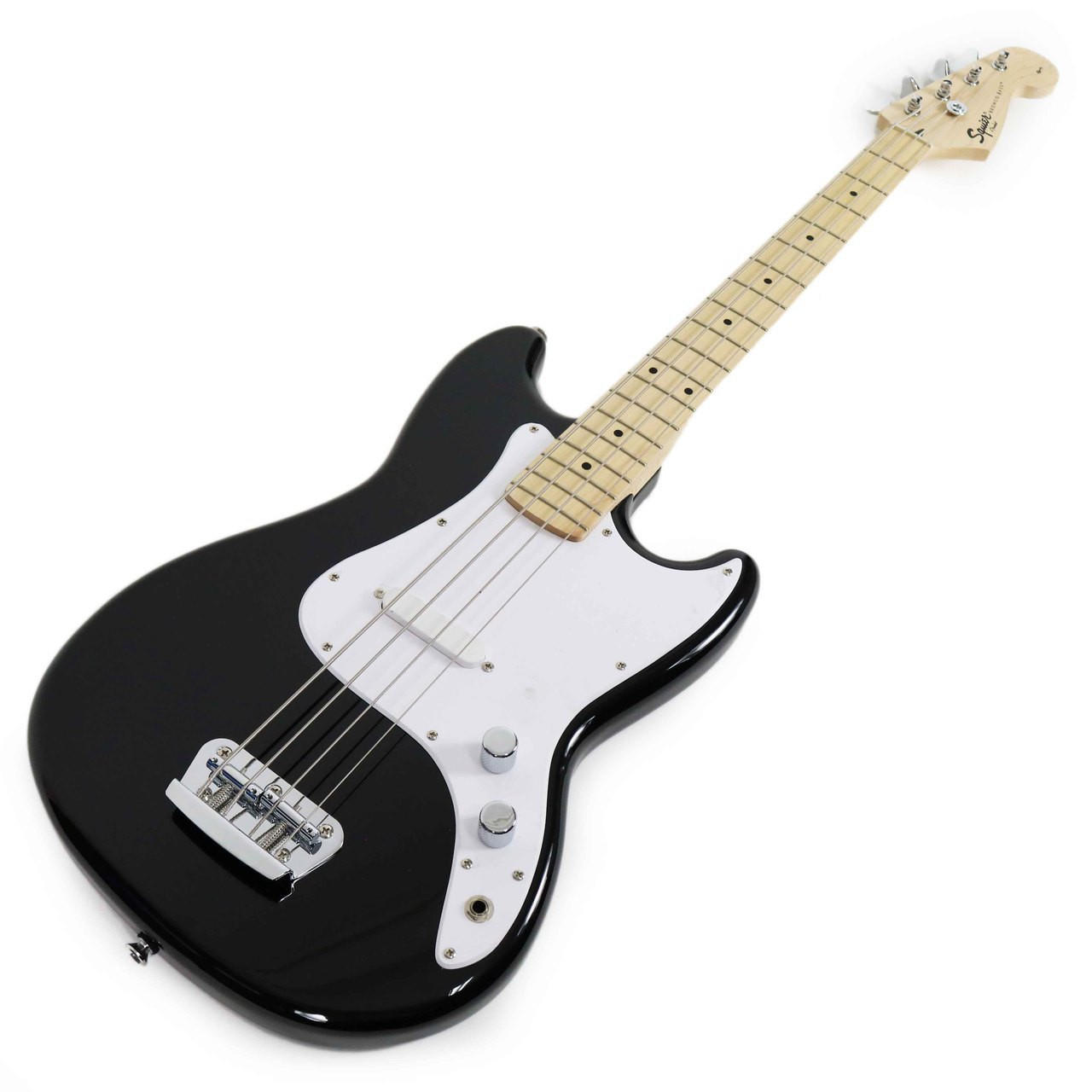Squier Bronco Bass Maple - Black | Cream City Music