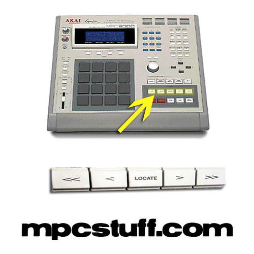 MPC 3000 / MPC 60 Locate Buttons (White)