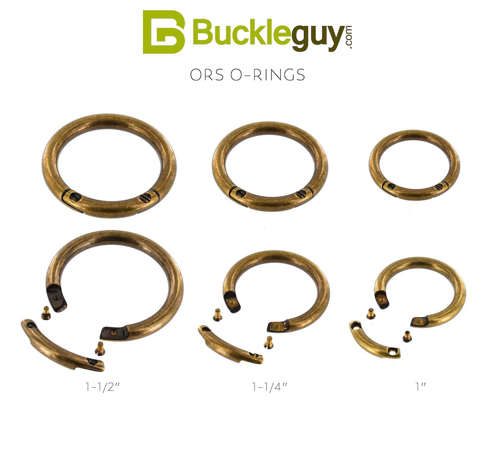ORS Antique Brass, O-Ring, Opens with Screws, Solid Brass-LL