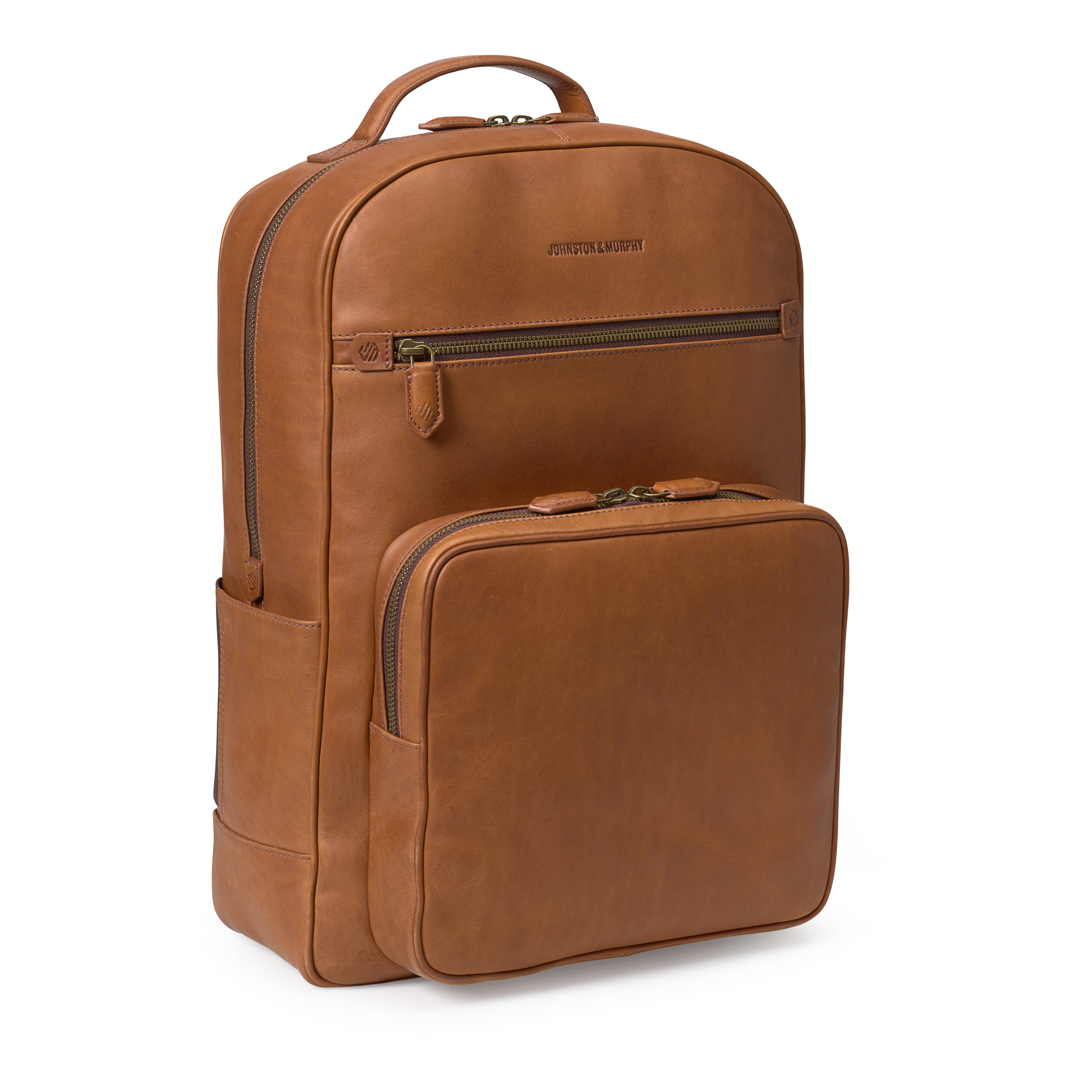 Johnston & Murphy Rhodes Backpack Tan - Sherman Brothers Inc