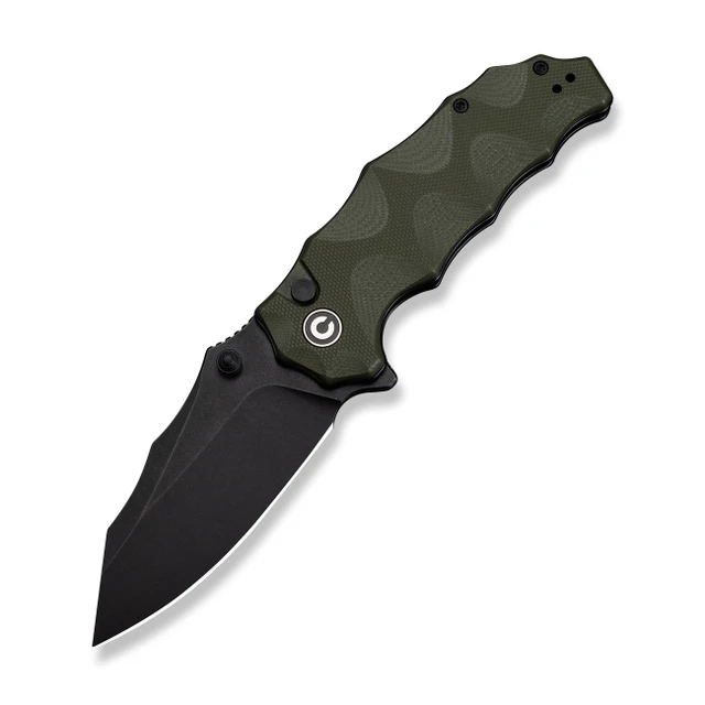 Civivi Elementum Folding Knife Green Canvas Micarta Handle