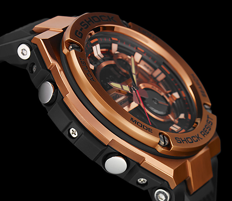 GST-210B-4AER Casio G-Shock Metal Bronze Stainless Steel Watch