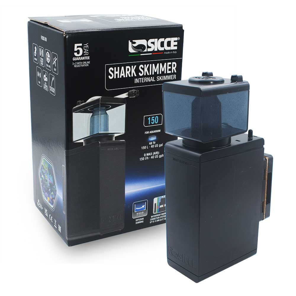 Shark Protein Skimmer 150 (Up to 40 Gallons) - Sicce