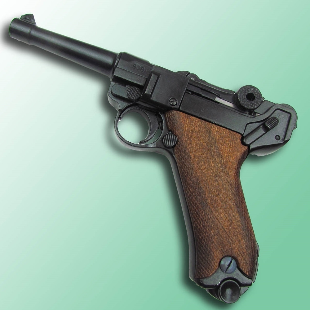P-08 German Luger Replica - Non-Firing with Wood Grips
