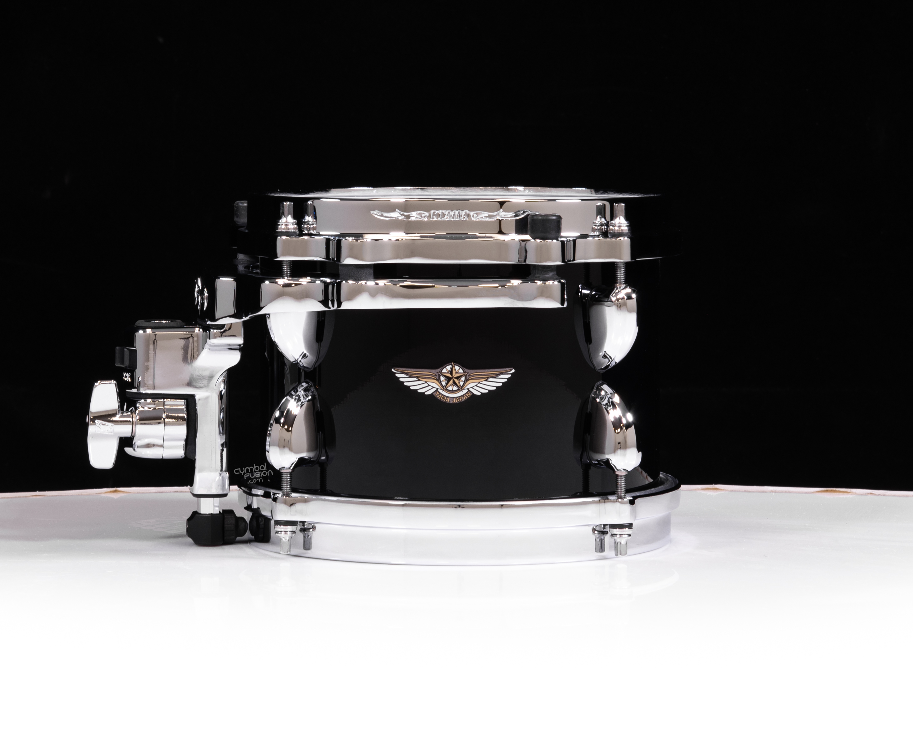 Tama Star Walnut 8x6 Tom - Piano Black - CymbalFusion.com