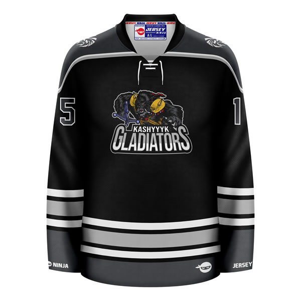 Jersey Ninja - Kashyyyk Gladiators Black Krrsantan Hockey Jersey