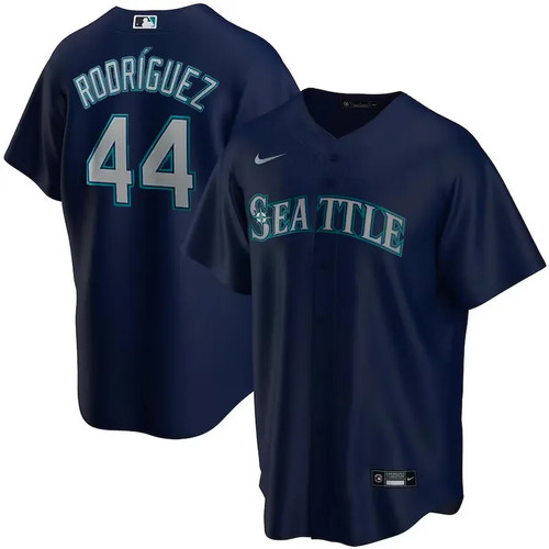 Seattle Mariners Julio Rodriguez Blue Nike Jersey Size XL Stock