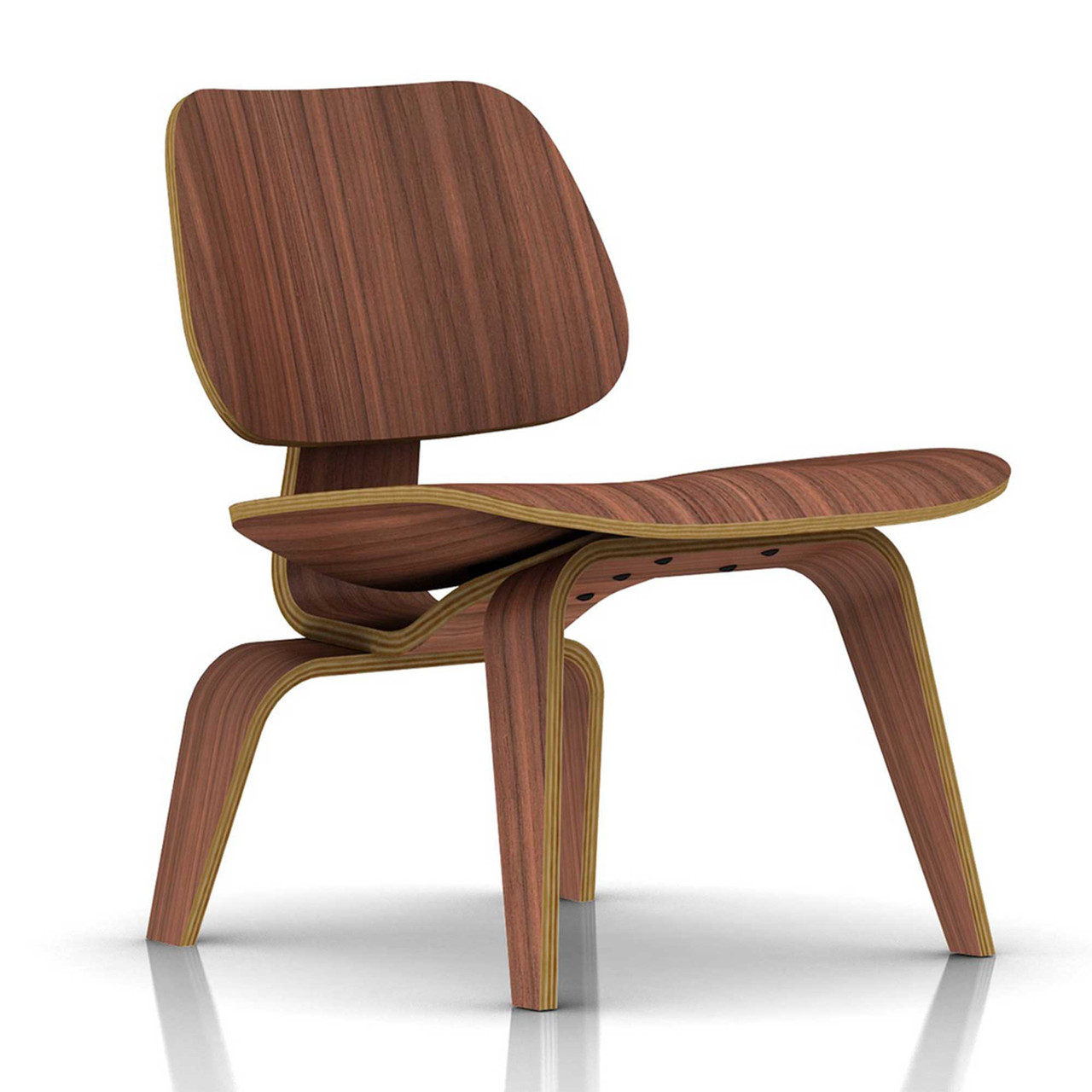 Eames® Molded Plywood Lounge Chair - Wood Base | Timeless Design
