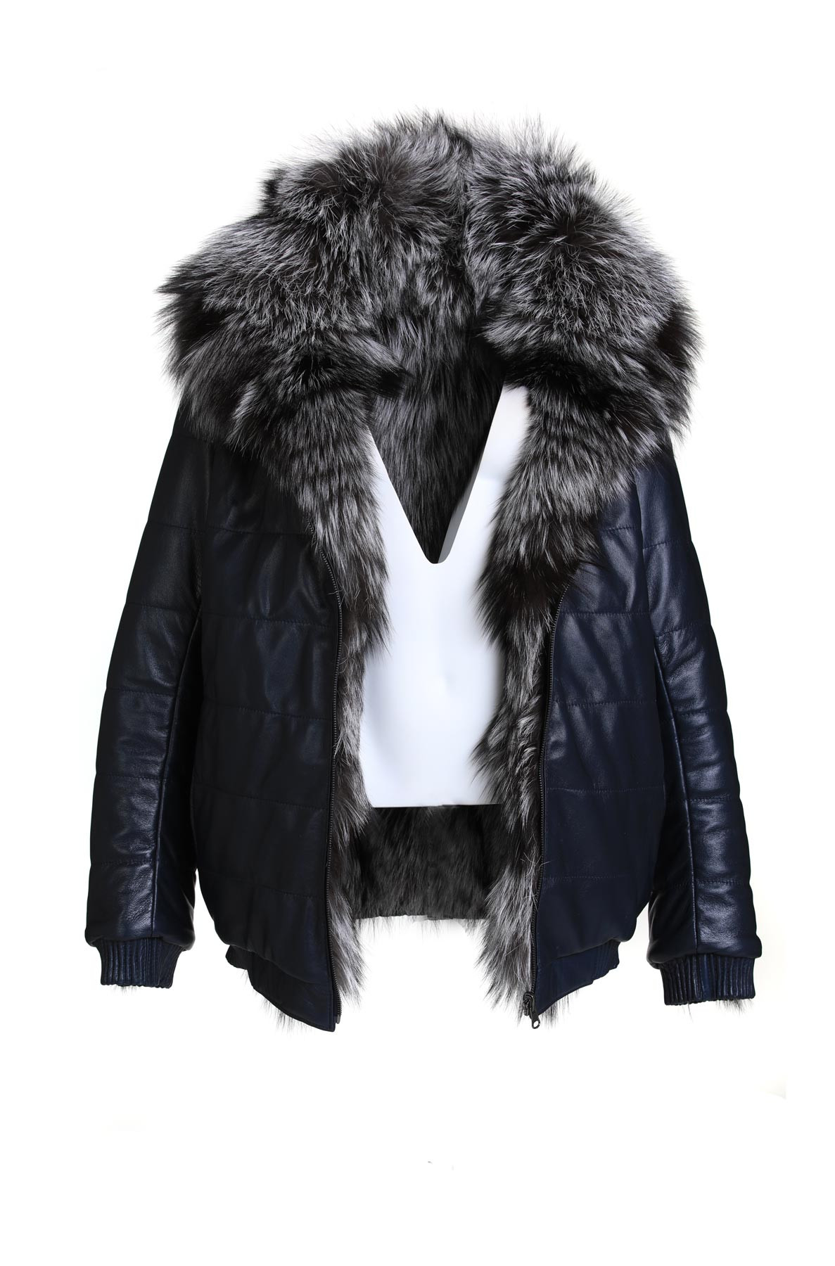 Men's Fox Fur Coat Reversible | SKANDINAVIK FUR